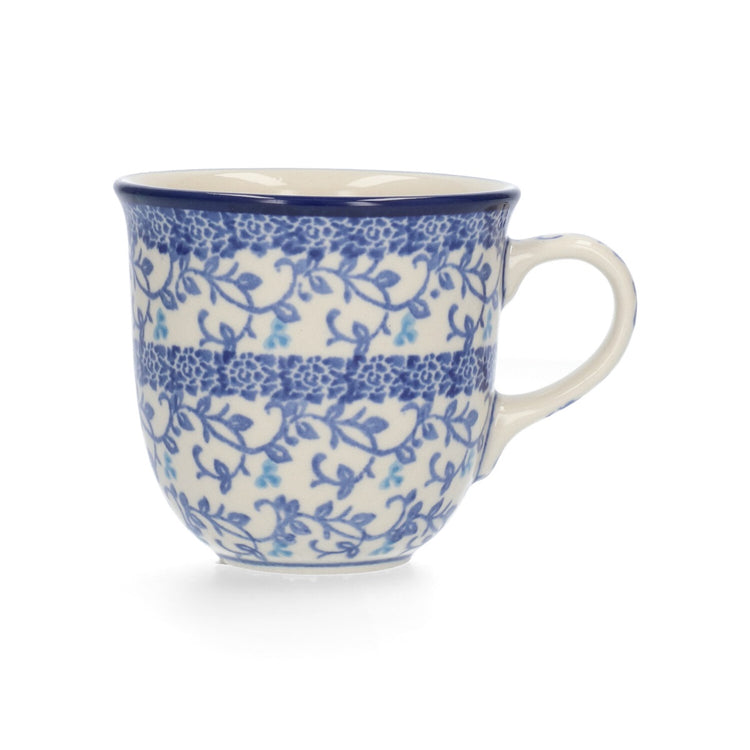 Koffie wordt in een Bunzlau Castle Tulpmokje geschonken