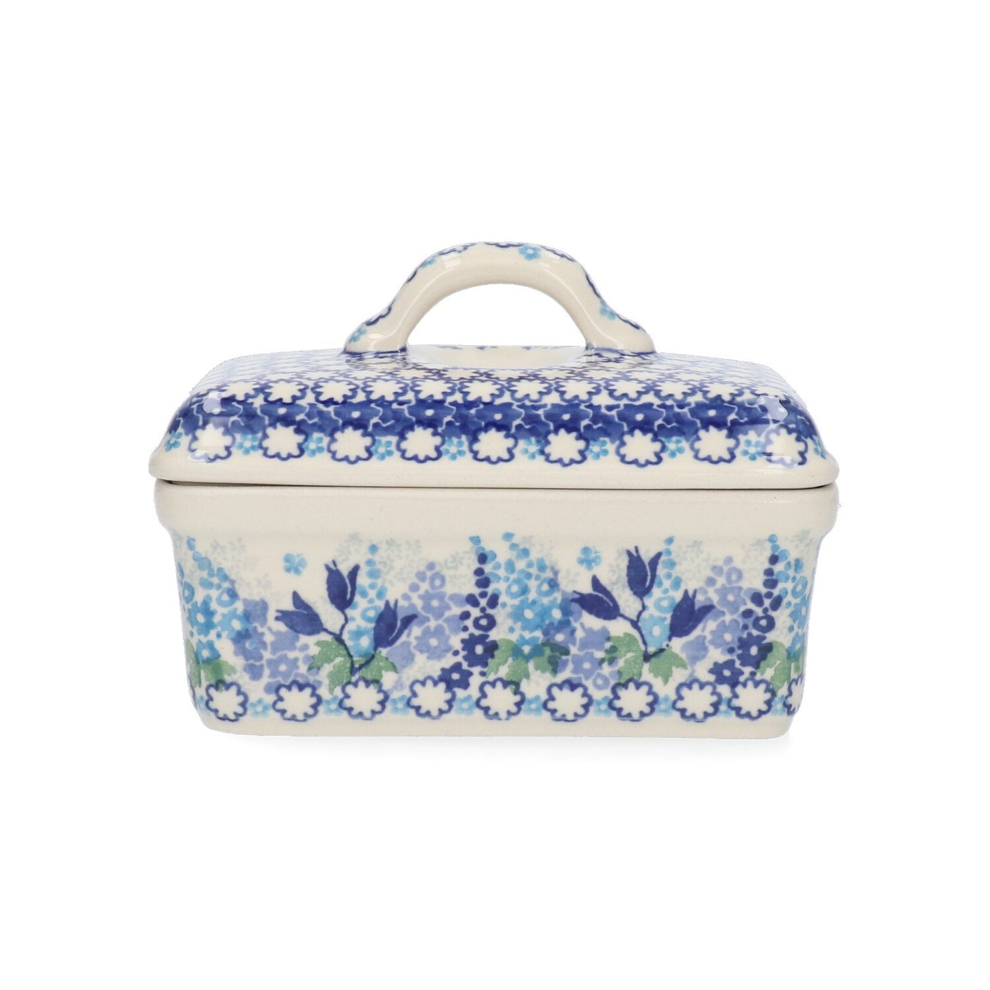 Botervloot Rechthoekig - Blue Garden