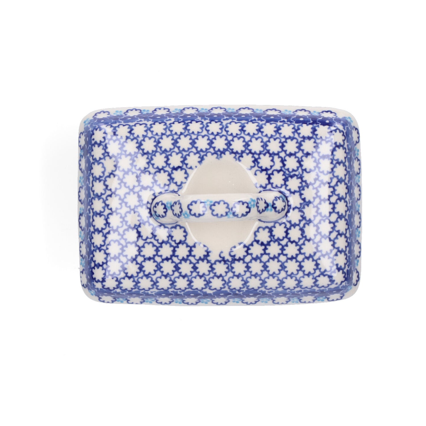 Botervloot Rechthoekig - Blue Garden