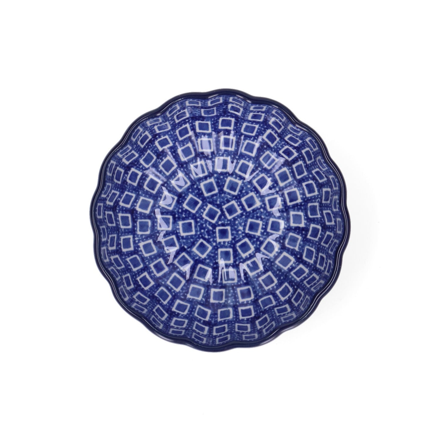 Gewelfde Kom 220 ml - Blue Diamond