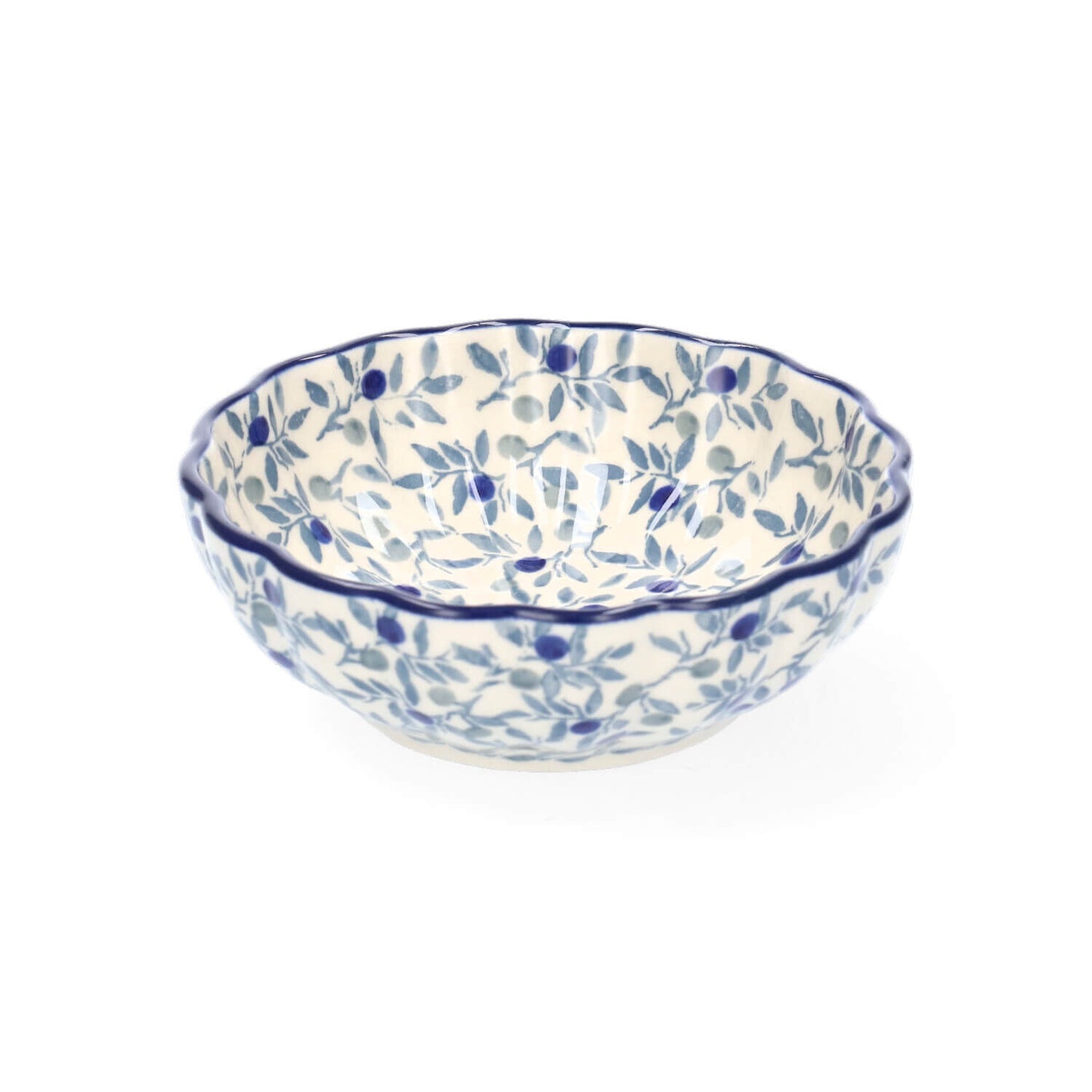 Gewelfde Kom 220 ml - Blue Olive