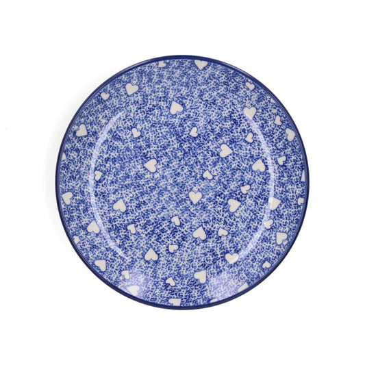 Ontbijtbord Ø: 20 cm - White Hearts