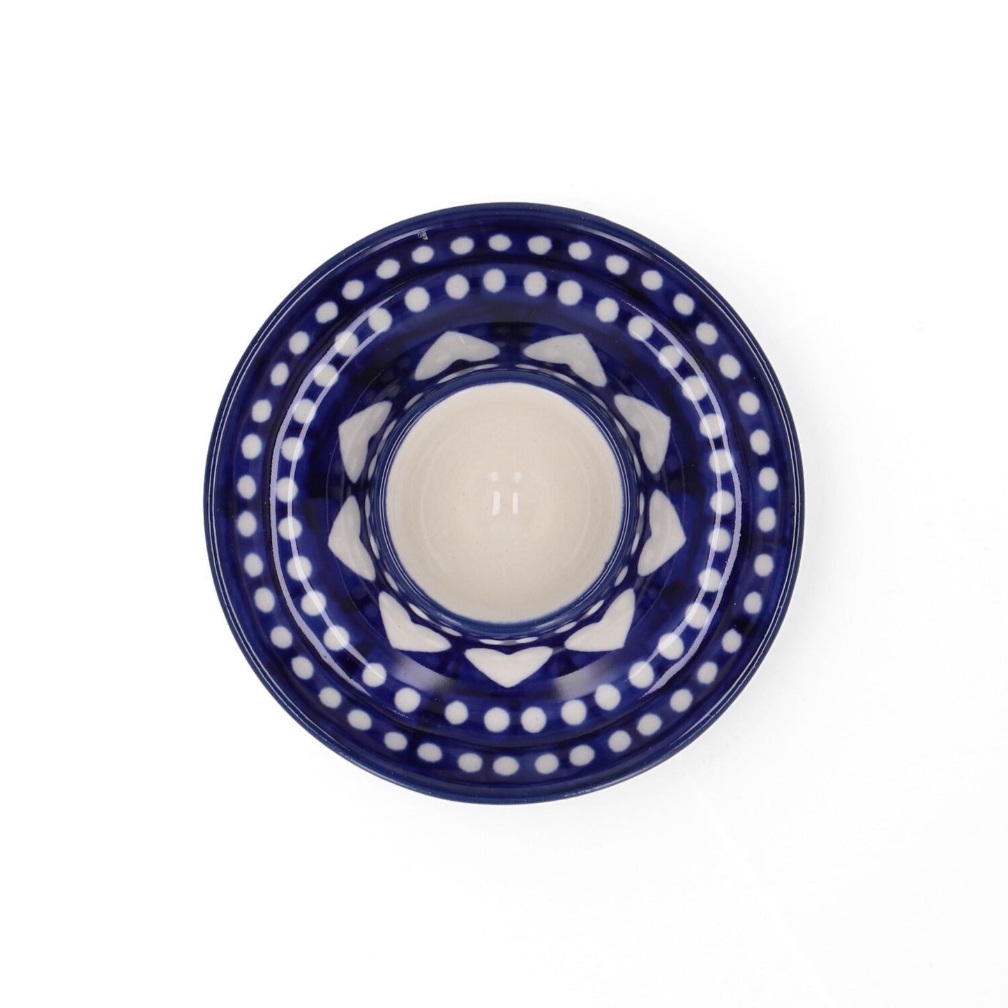 Eierdopje plat - Blue Valentine