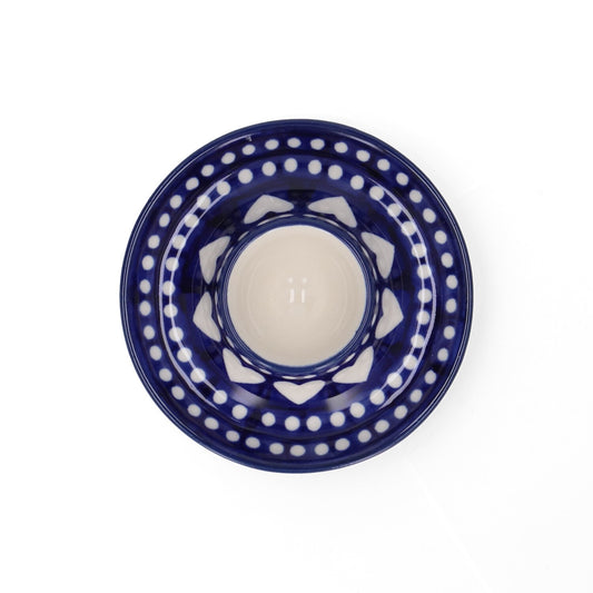 Eierdopje plat - Blue Valentine