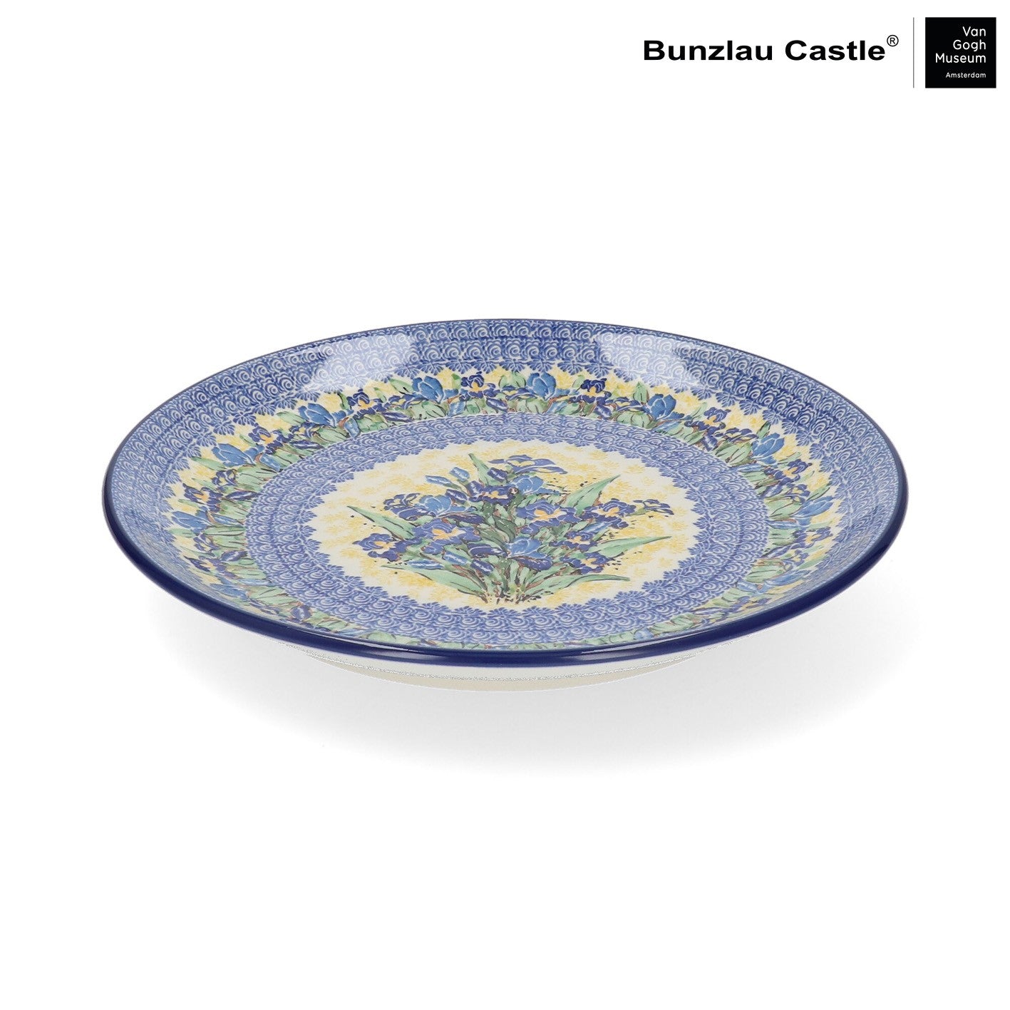 Wandbord Ø 32 cm - VGM Irises UNIKAT