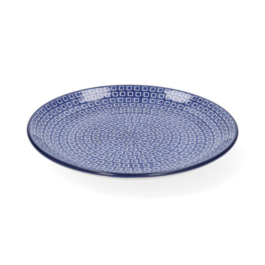 Dinerbord Ø: 25,5 cm - Blue Diamond