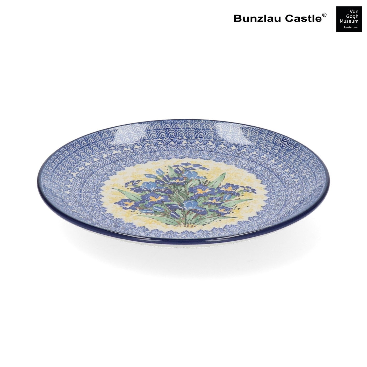 Dinerbord Ø 25,5 cm - VGM Irises UNIKAT