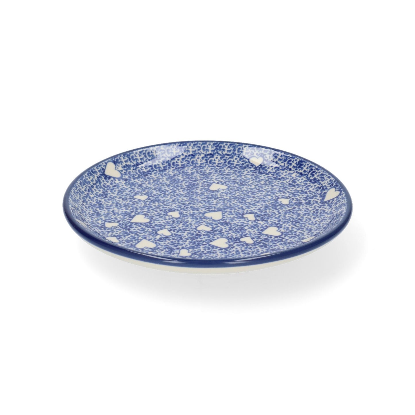 Gebaksbord ø: 16 cm - White Hearts