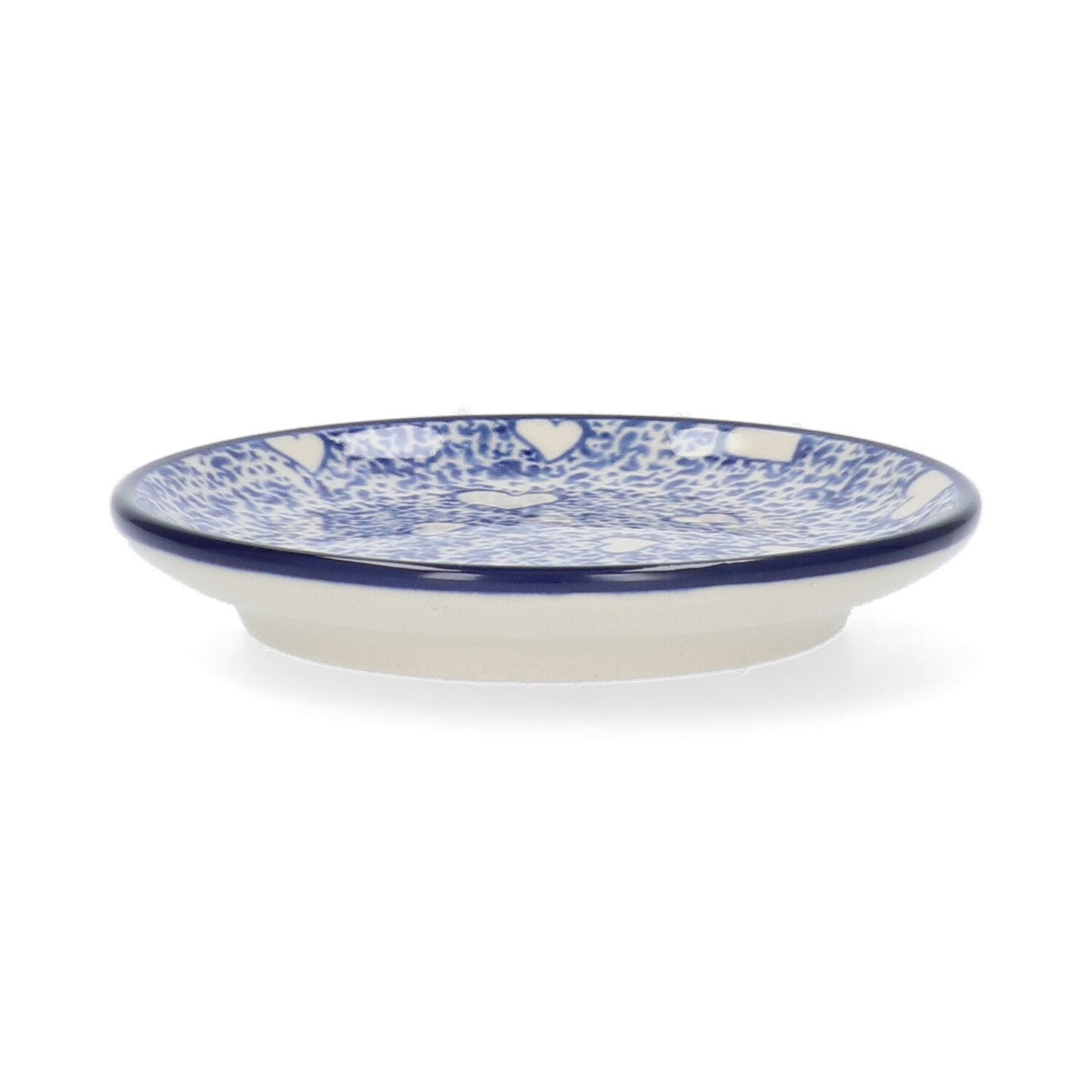 Theetip Rond - White Hearts