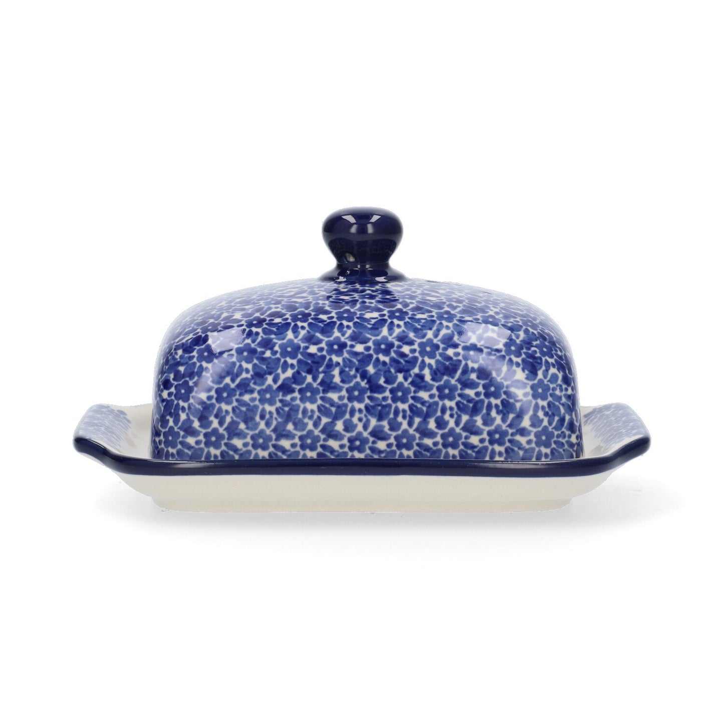 Botervloot met bord - Indigo