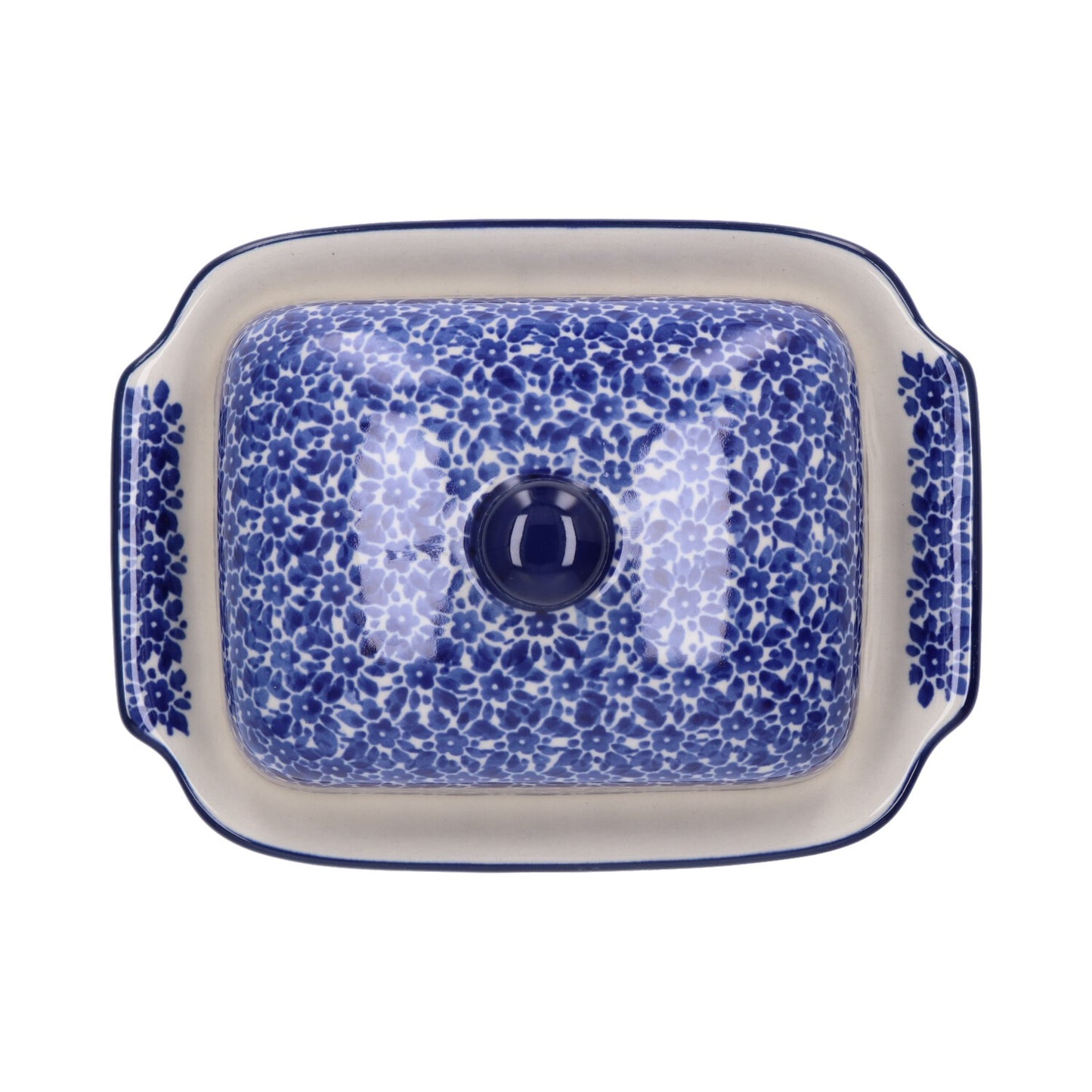 Botervloot met bord - Indigo