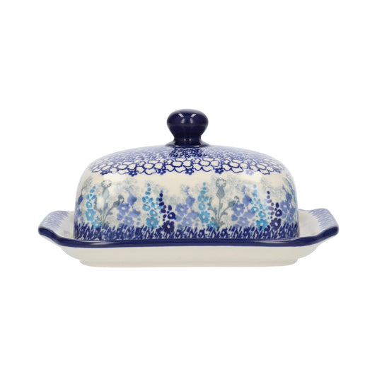 Botervloot met bord - Delphinium