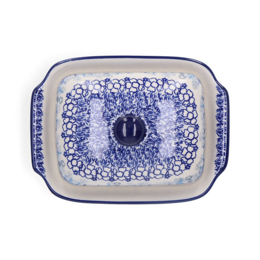 Botervloot met bord - Delphinium