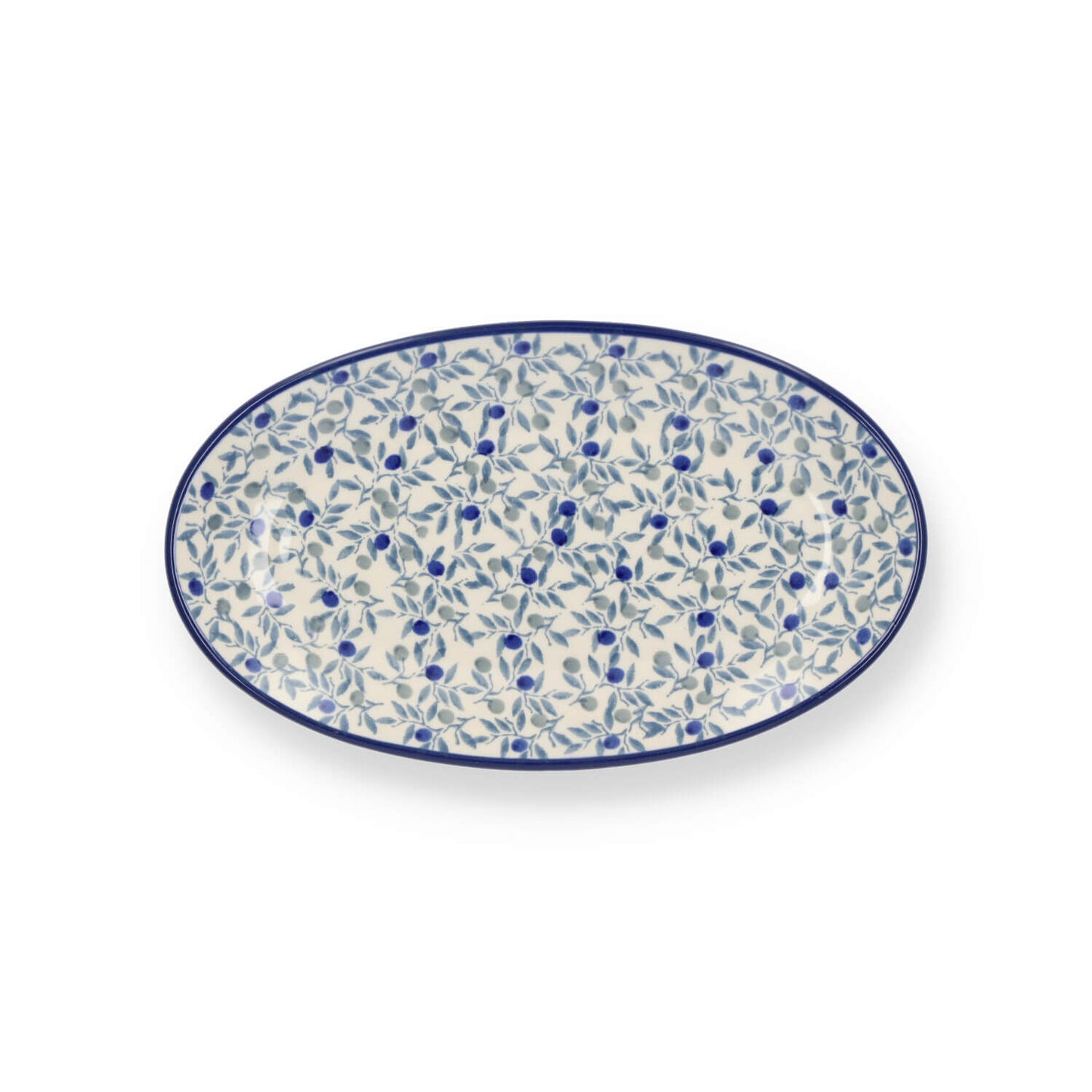 Ovale Schotel - Blue Olive