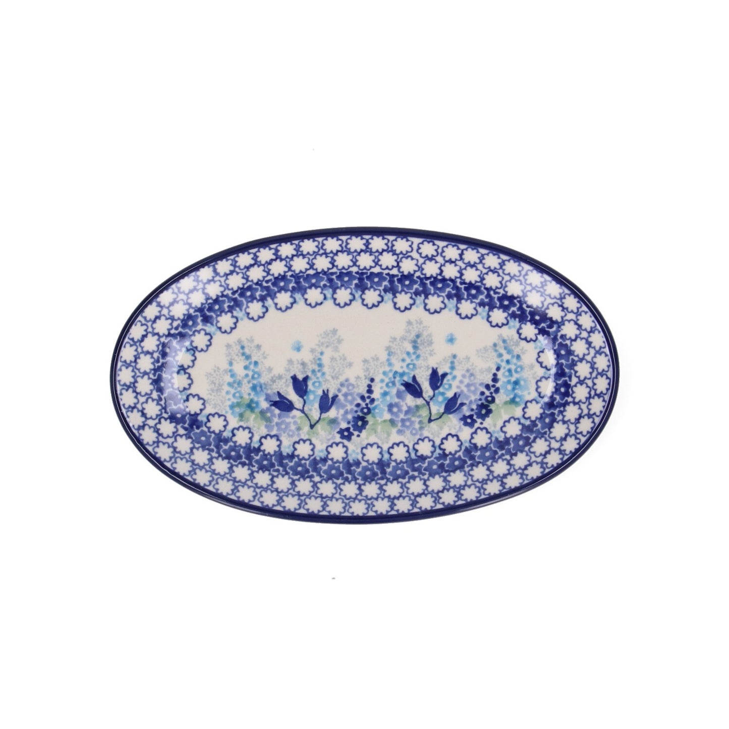 Ovale Schotel - Blue Garden