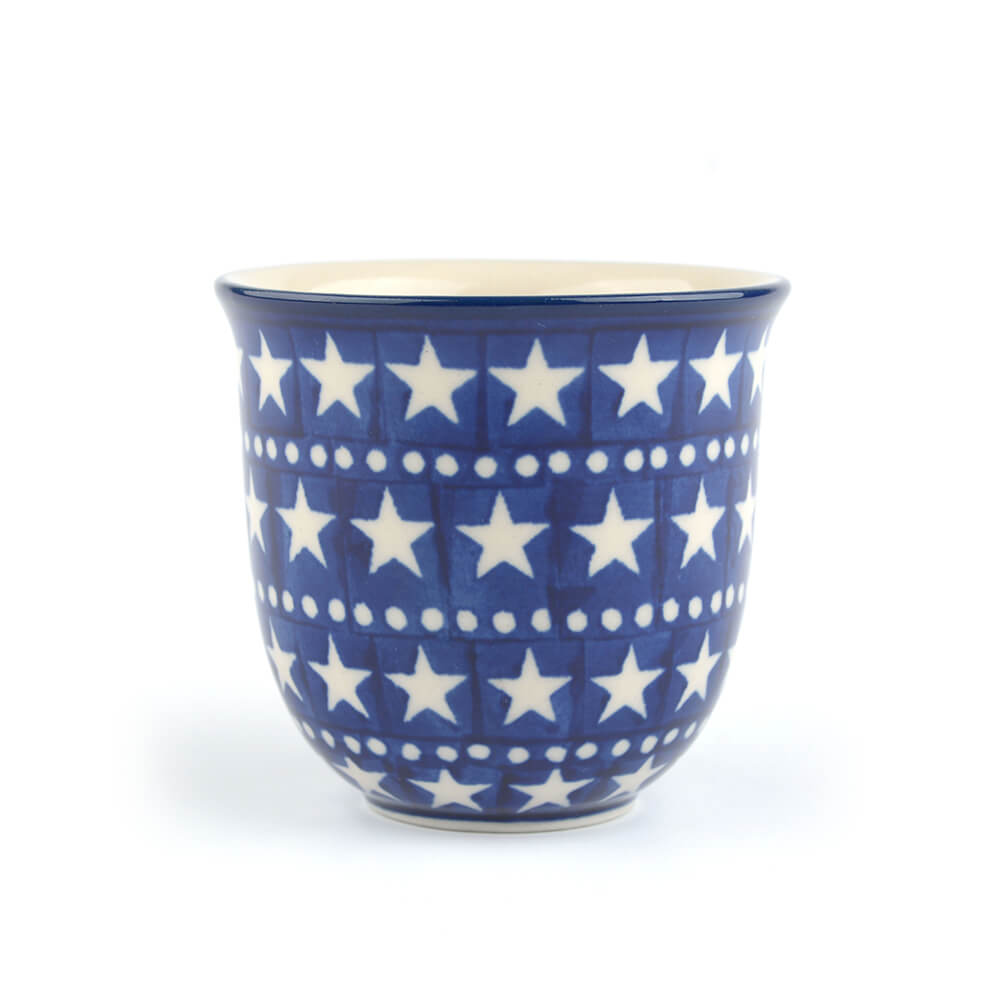 Tulp mok 200 ml - Blue Stars