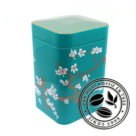 Van Hilst Coffee and Tea - Can No.14 Cherry Blossom Blue