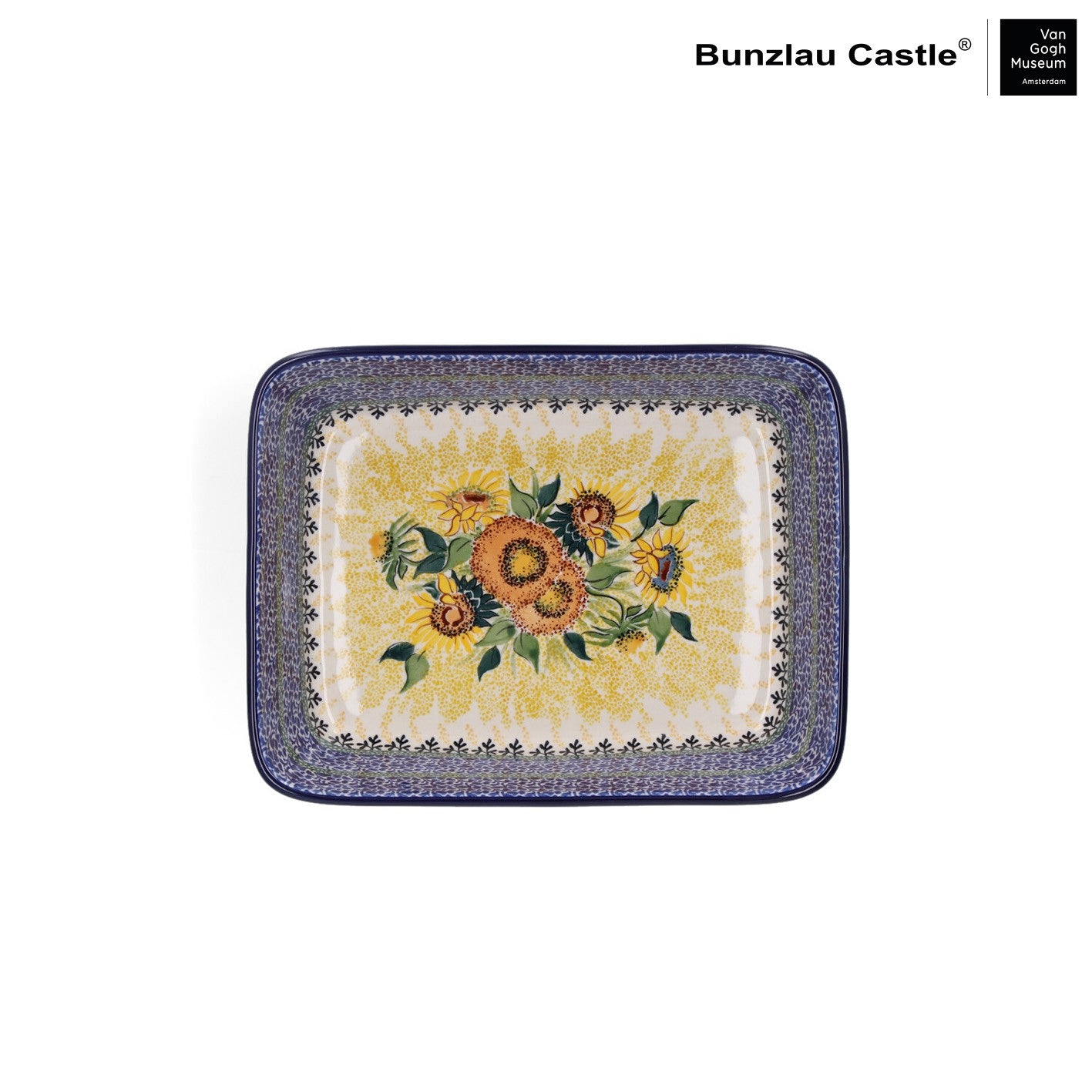 Ovenschaal Rechthoekig 1880 ml - VGM Sunflowers UNIKAT
