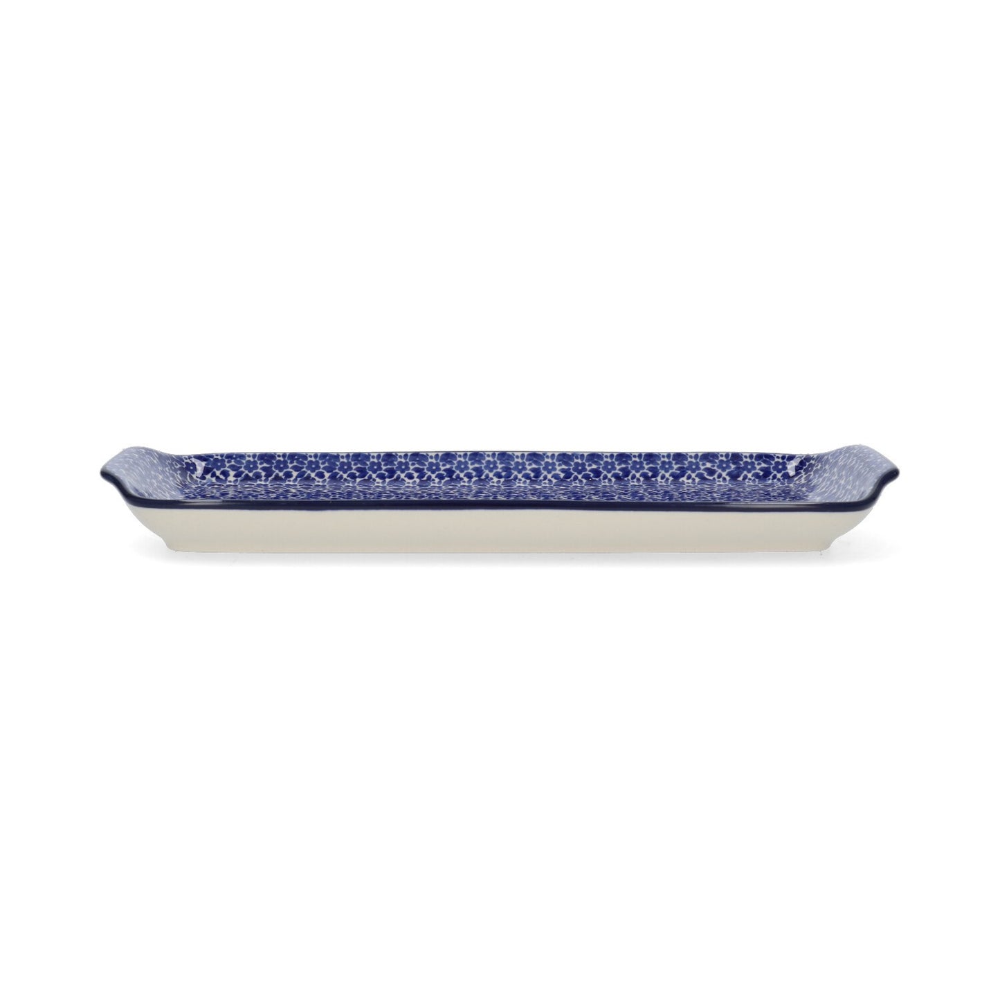 Elongated cake dish Indigo