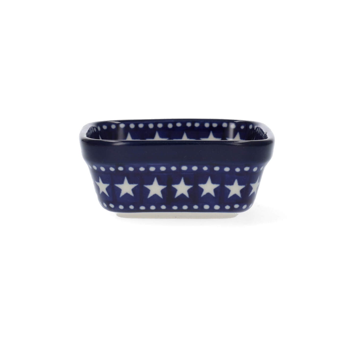 Vierkante kom 170 ml - Blue Stars