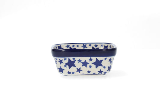 Vierkante kom 170 ml - White Stars