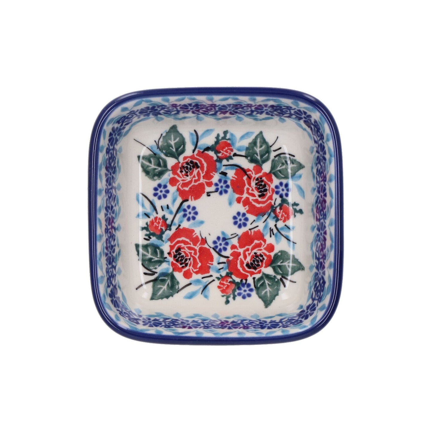 Vierkante Kom 170 ml - English Rose