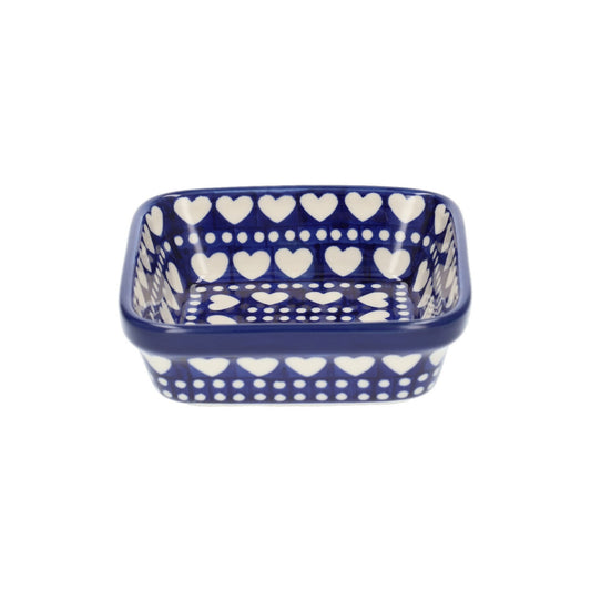 Vierkante kom 350 ml - Blue Valentine