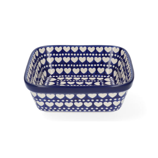 Auflaufform quadratisch 1550 ml - Blue Valentine