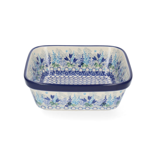 Ovenschaal Vierkant 1550 ml - Blue Garden