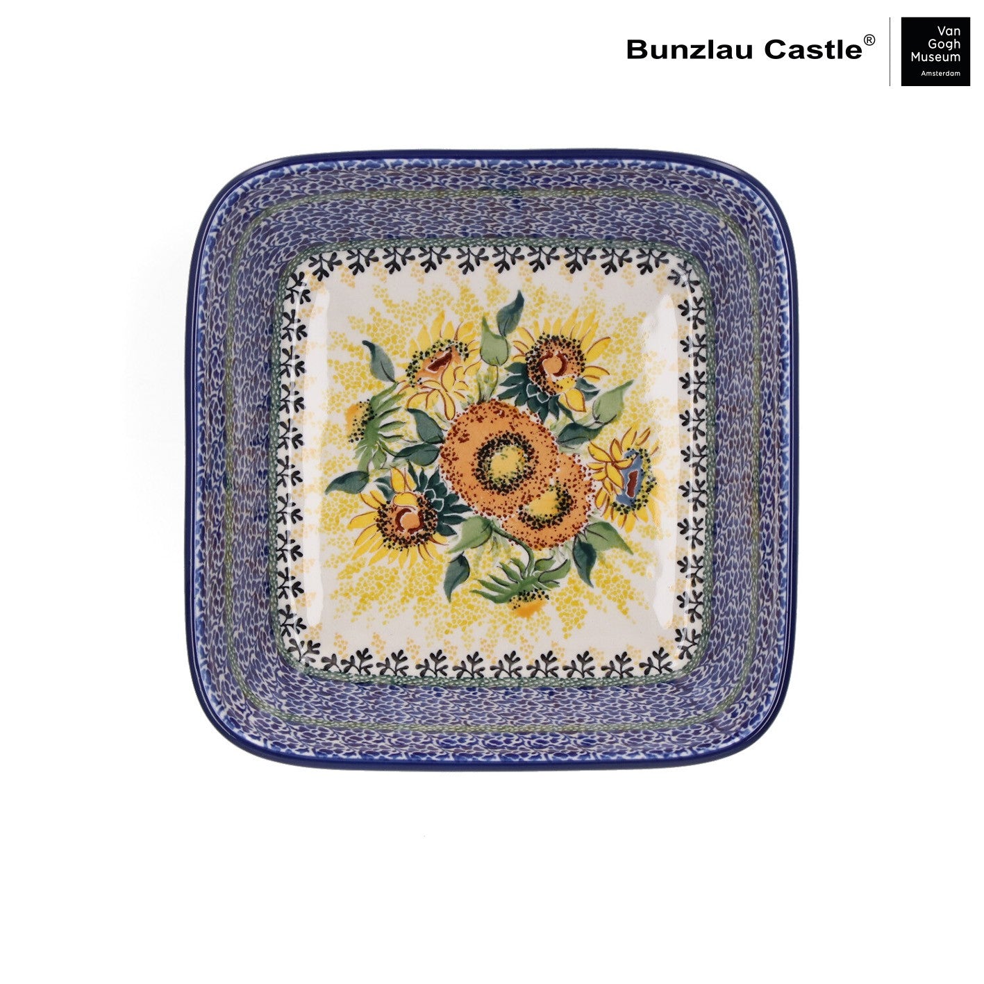 Ovenschaal Vierkant 1550 ml - VGM Sunflowers UNIKAT