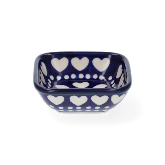 Vierkante kom 70 ml - Blue Valentine