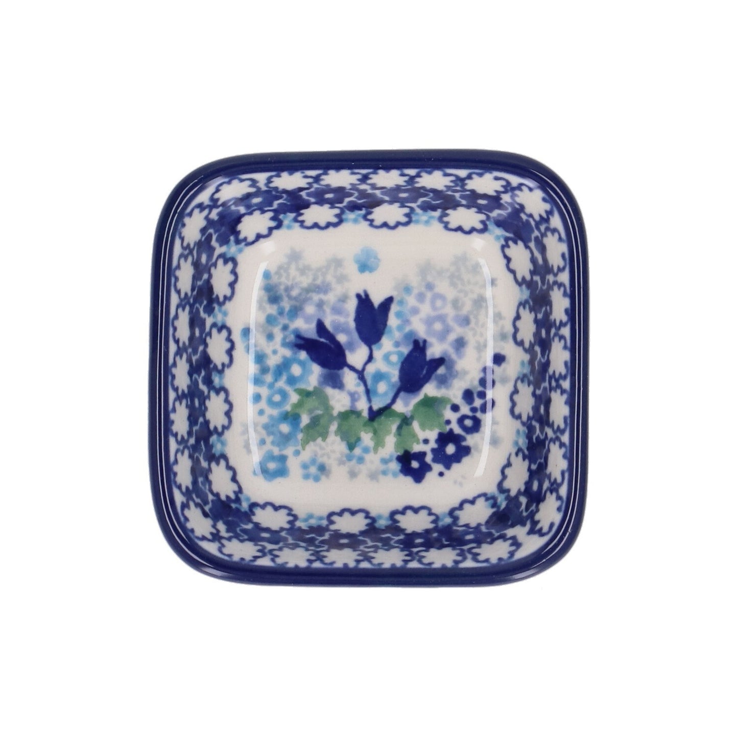 Vierkant Kom 70 ml - Blue Garden