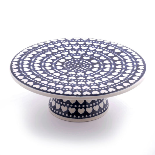 Taartstandaard Ø: 28,5 cm - Blue Valentine