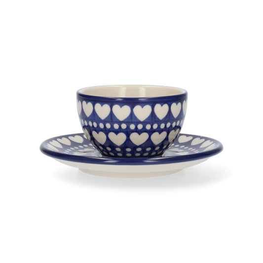 Cup and Saucer 170 ml - Blue Valentine