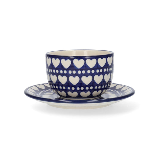 Kop en Schotel 230 ml - Blue Valentine