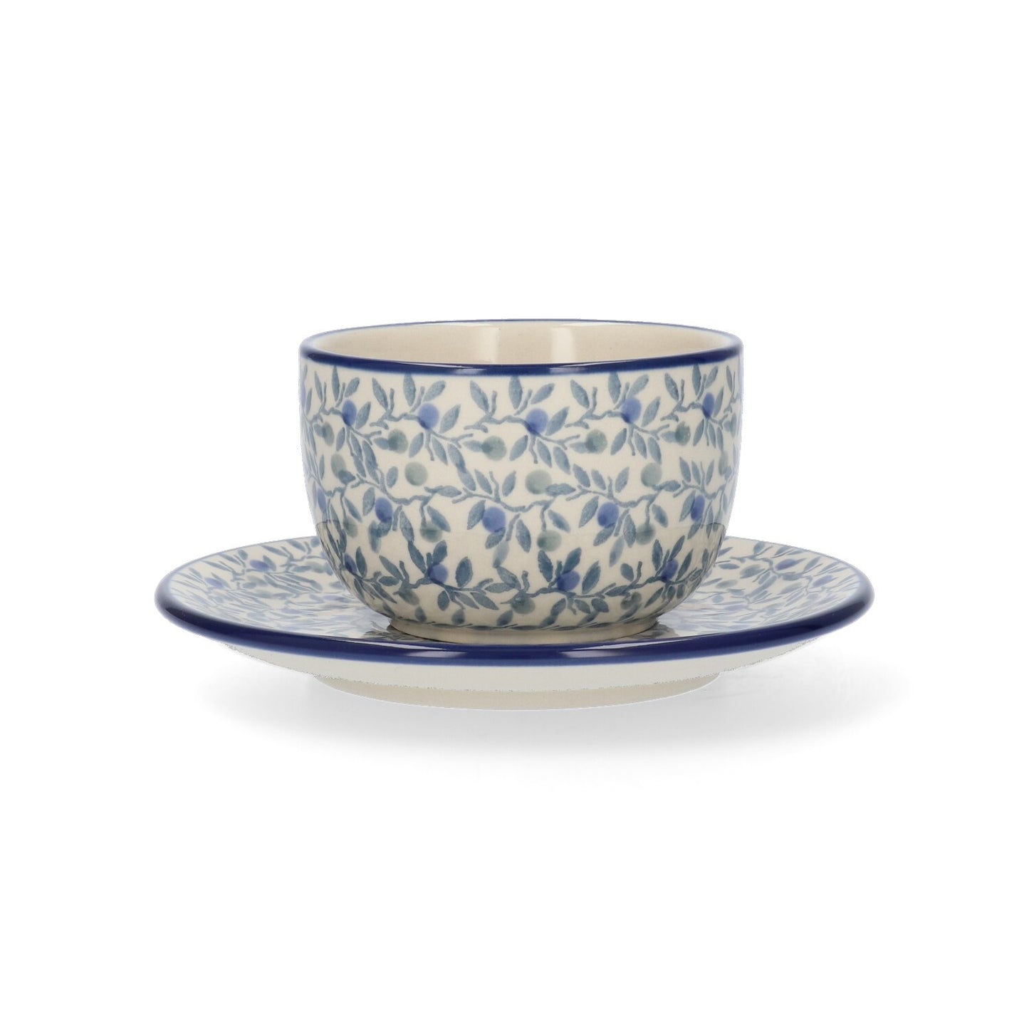 Kop en Schotel 230 ml - Blue Olive