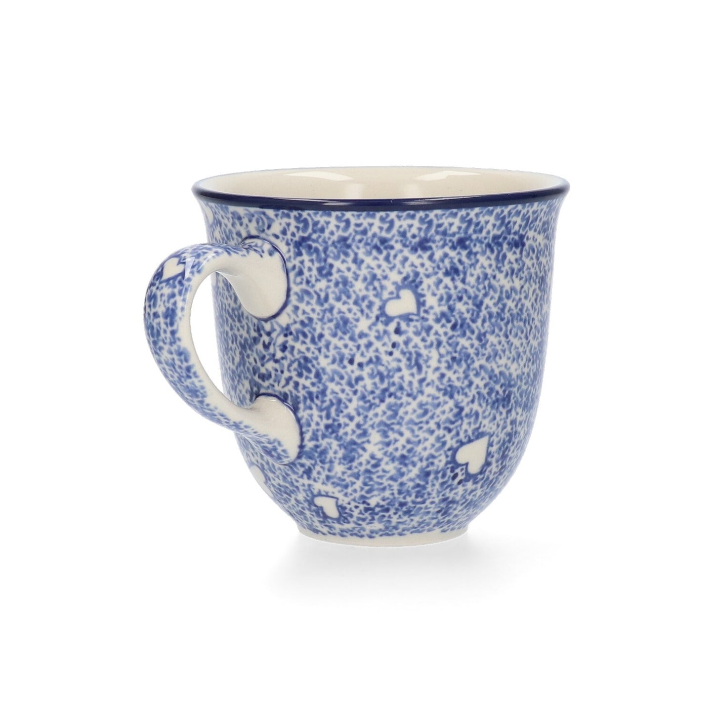 Tulp mok 330 ml - White Hearts