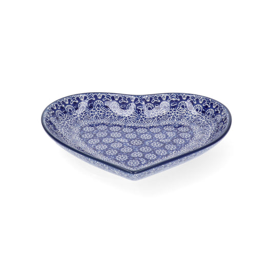 Plate Heart Medium - Lace