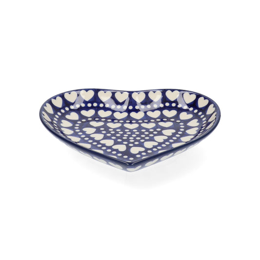 Plate Heart Medium - Blue Valentine