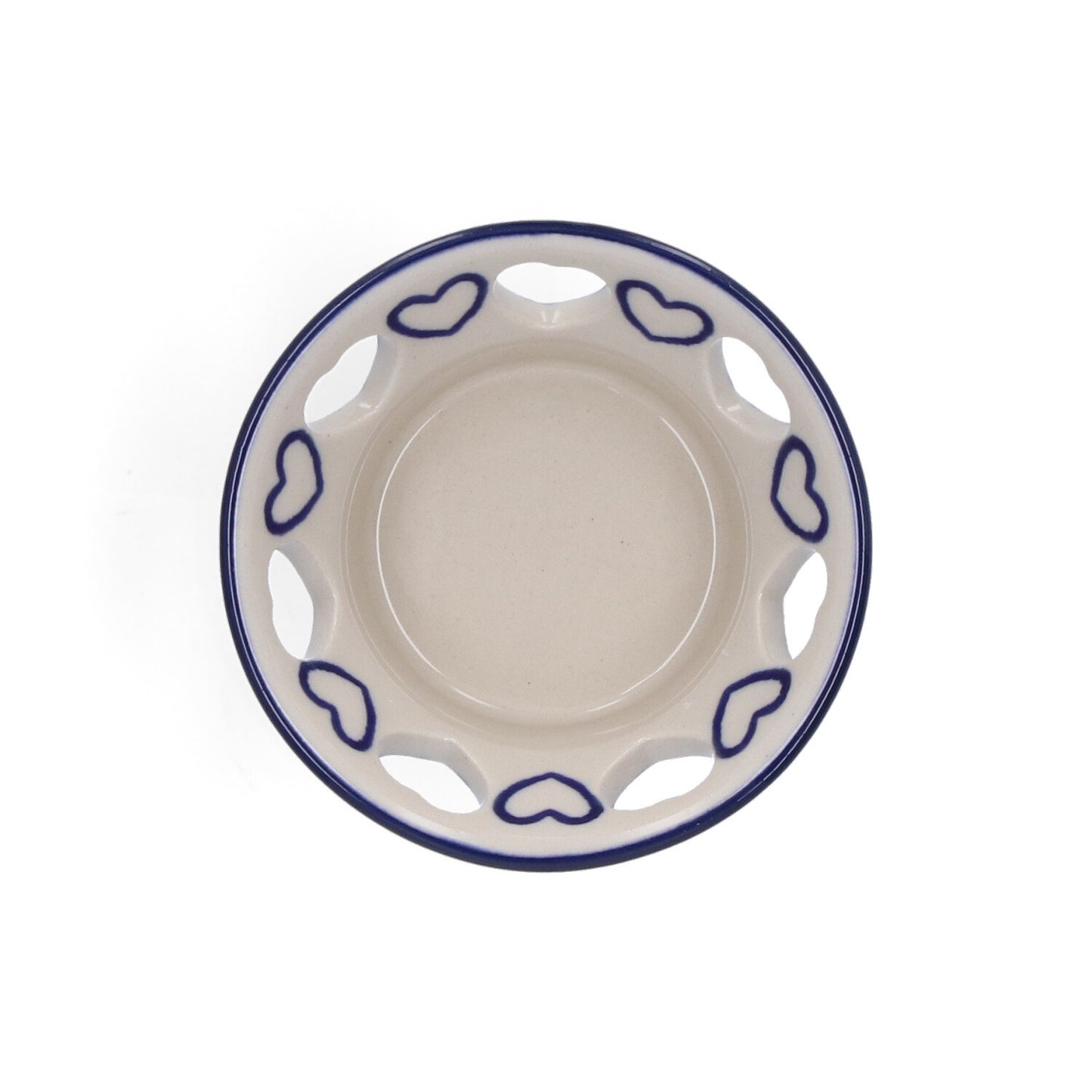 Theelichthouder Hartvormige Gaten - Blue Valentine