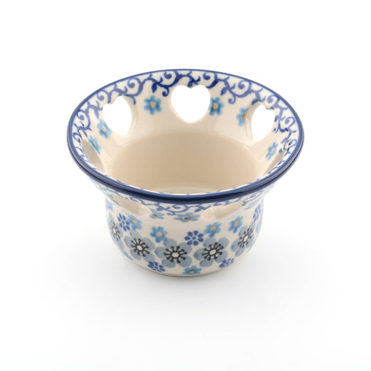 Tealight Holder Heart Shaped With Holes Winter Garden