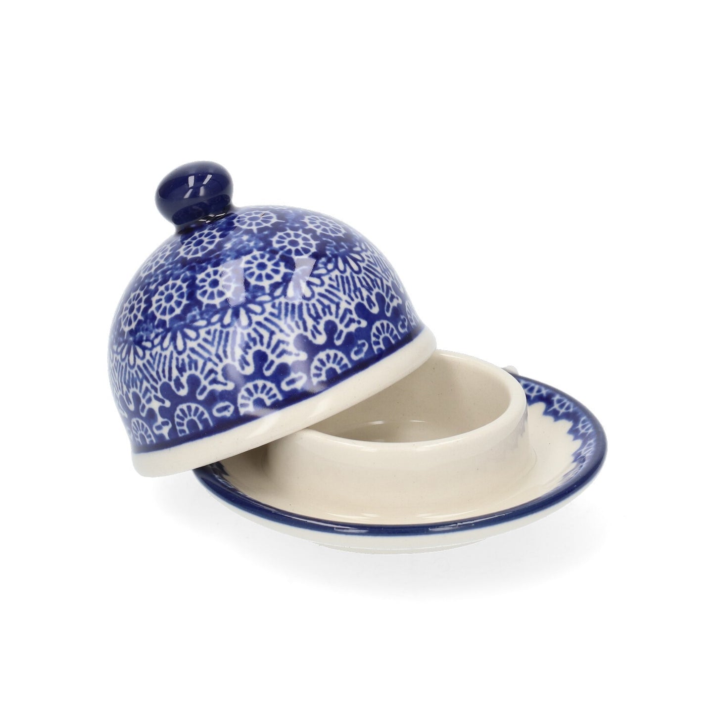 Butter Dish Round Lace