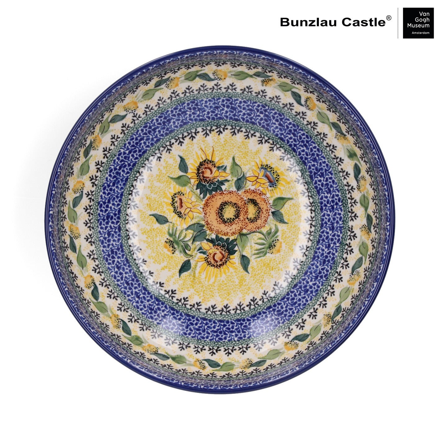 Serveerschaal 2650 ml - VGM Sunflowers UNIKAT