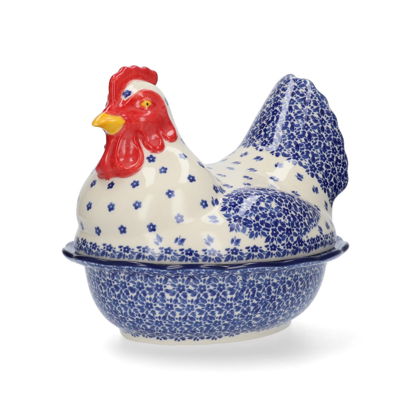 Hühnerschale groß Indigo