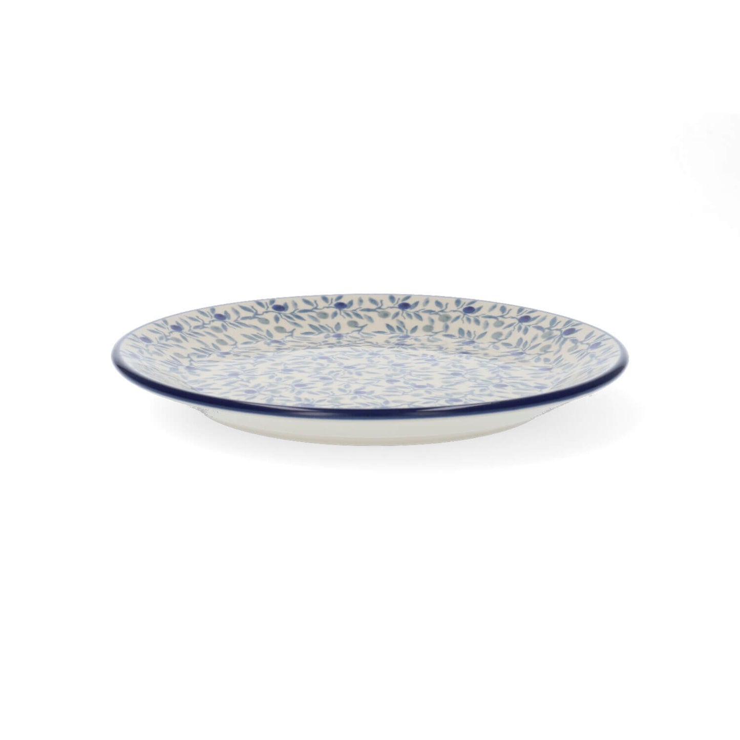 Plate flat Ø: 20 cm - Blue Olive