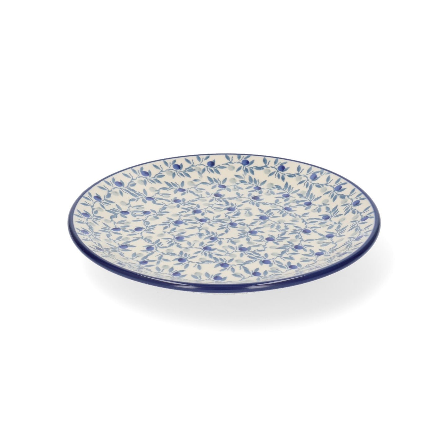 Plate flat Ø: 20 cm - Blue Olive