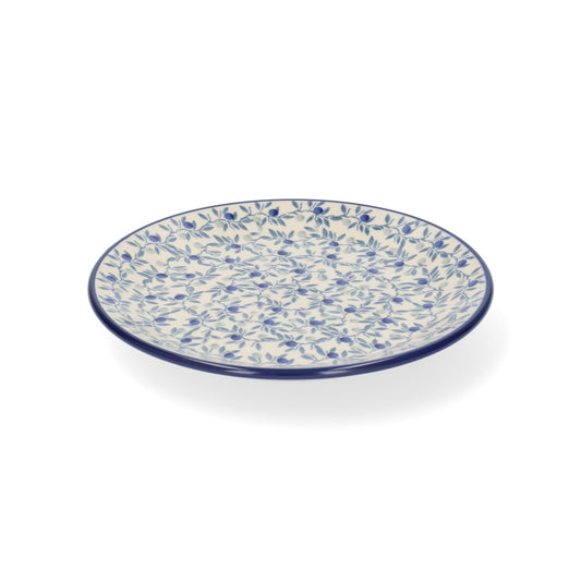 Plate flat Ø: 20 cm - Blue Olive