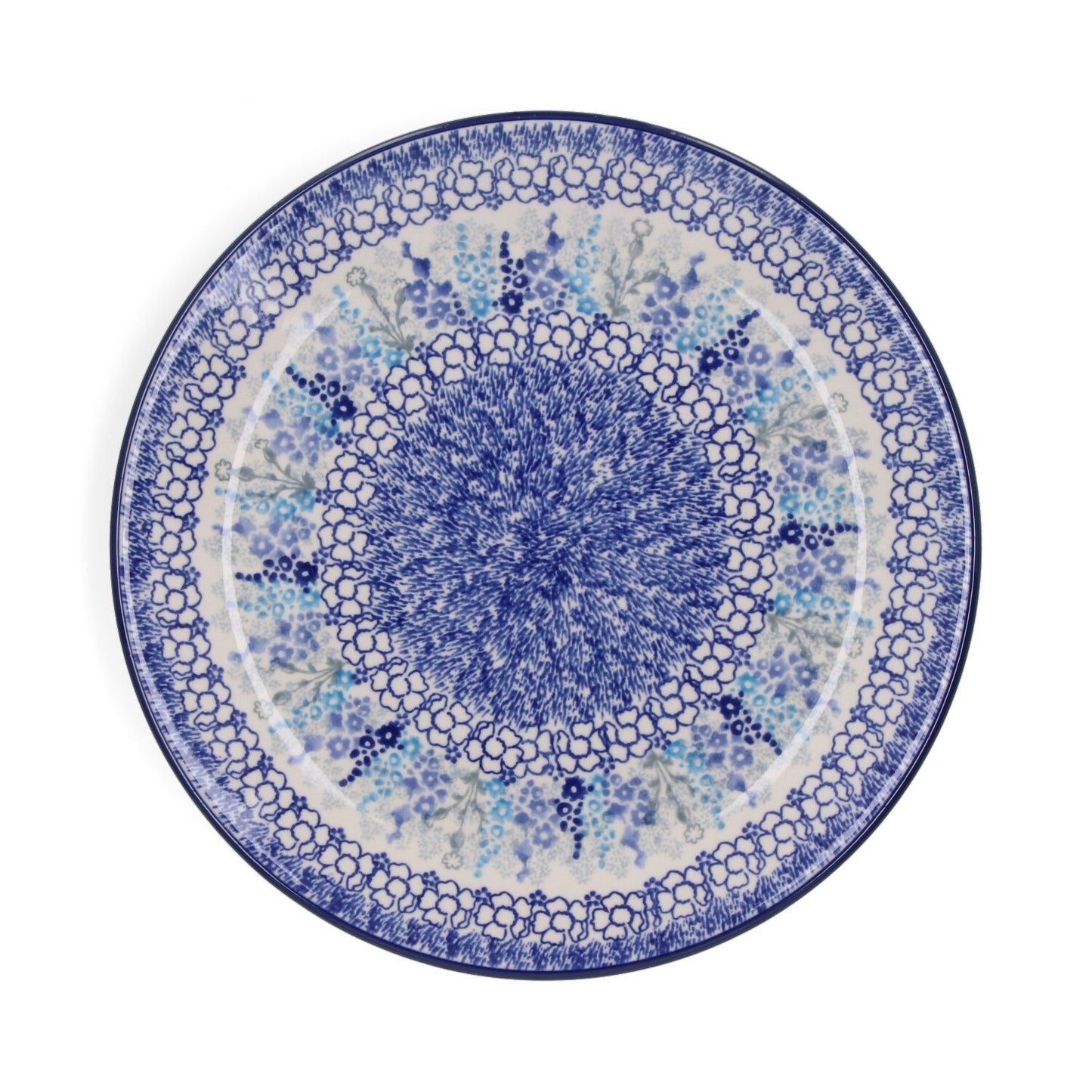 Dinerbord plat Ø 25 cm - Delphinium