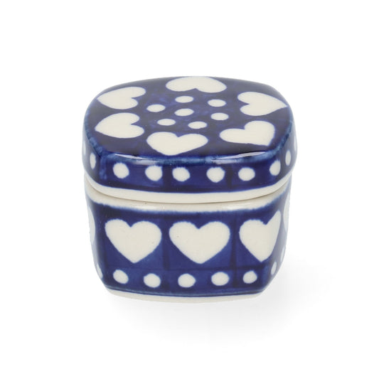 Ringendoosje Vierkant - Blue Valentine