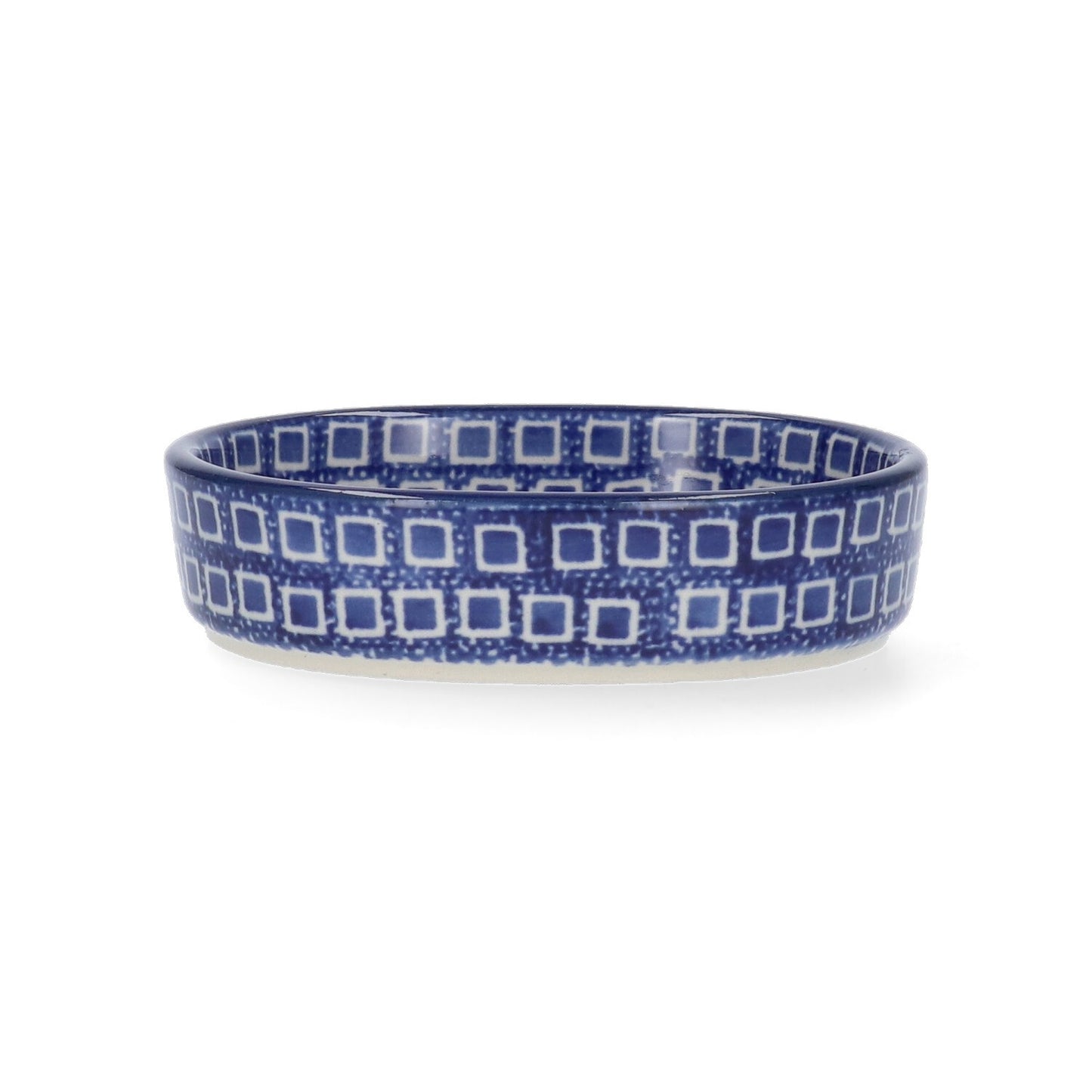 Schaal Plat Ovaal Klein - Blue Diamond